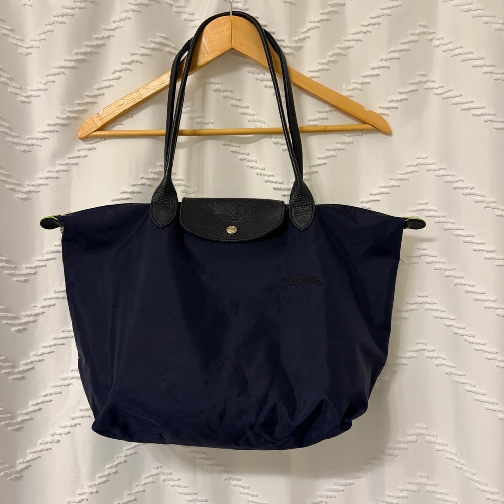 Longchamp Le Pliage Club Large Shoulder Bag Navy Blue L1899919P68